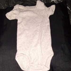 Carter's Gray Baby Bodysuit